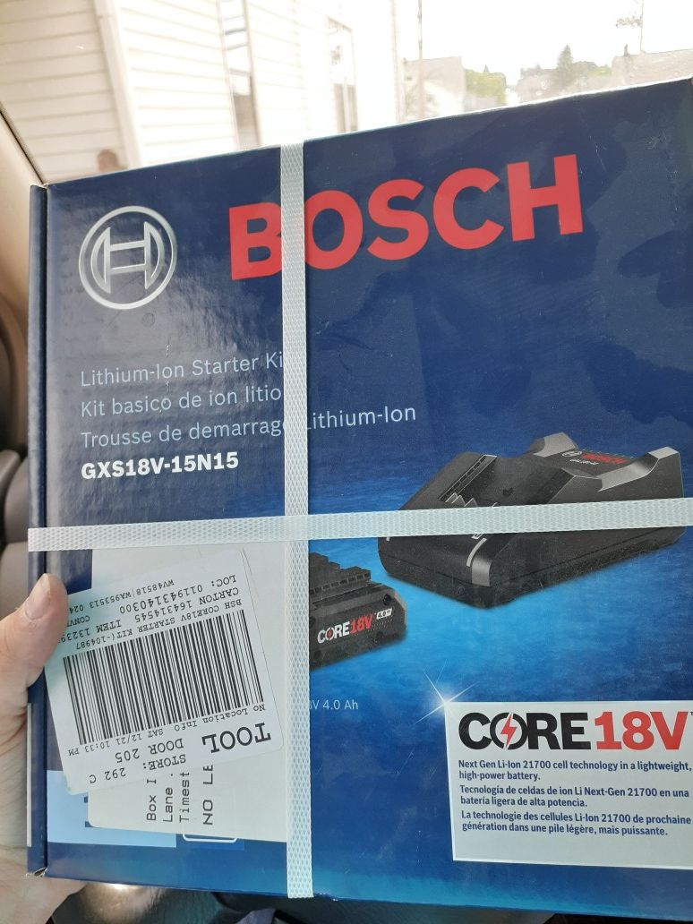 Bosch battery and charger