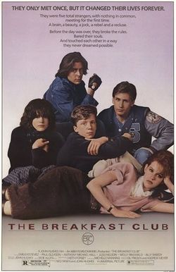 The Breakfast Club Movie One Sheet Credit 24"x36" Wall Poster