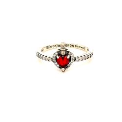 Pandora Disney Villains Evil Queen Garnet Ring