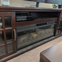 Entertainment Fireplace TV Stand