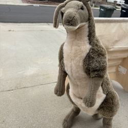 Plush Kangaroo Toddler-Sized