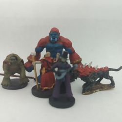 5 Assorted Minifigures For D&D Hand-painted 