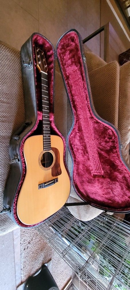 Washburn D-70SWN Golden Harvest Deluxe Hand Crafted Guitar