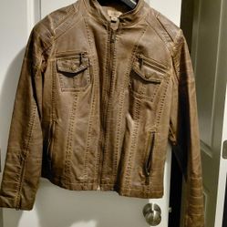 Faux Leather Jacket