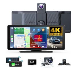 Wireless Carplay Screen for Car 10.26" 4K 360 Rotation Dash Cam Carplay&Android Auto Car Stereo - K227