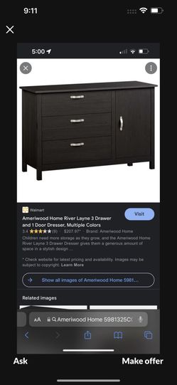 Ameri Wood Home ( Contact Info Removed) COM 3 Drawer 1 Door