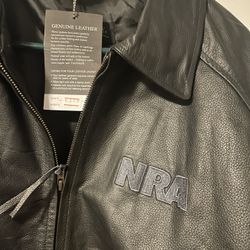 New NRA Leather Jacket XLG  3/1/25