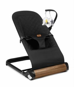 Baby Bouncer Chair - Comfortable Support for Your Little One's Blissful Moments (Normal, Black)K119