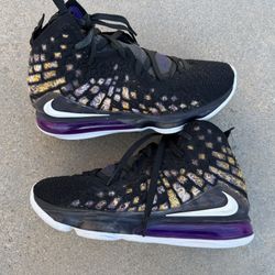 Nike LeBron XVII 17 Lakers Men’s Size 8.5