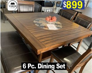 6 Pc Counter Dining Set, furniture, comedores