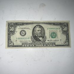 50 Dollar Bill for sale