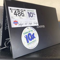 Sager 14” Laptop 500gb 