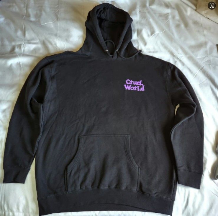 Cruel World 2022 Pasadena CA Music Concert Black XL Graphic Print Hoodie Sweater