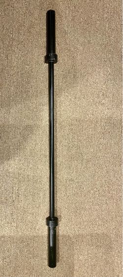 Olympic Barbell Bar 55", 2In-Weight Lifting Bar Standard Straight Barbell