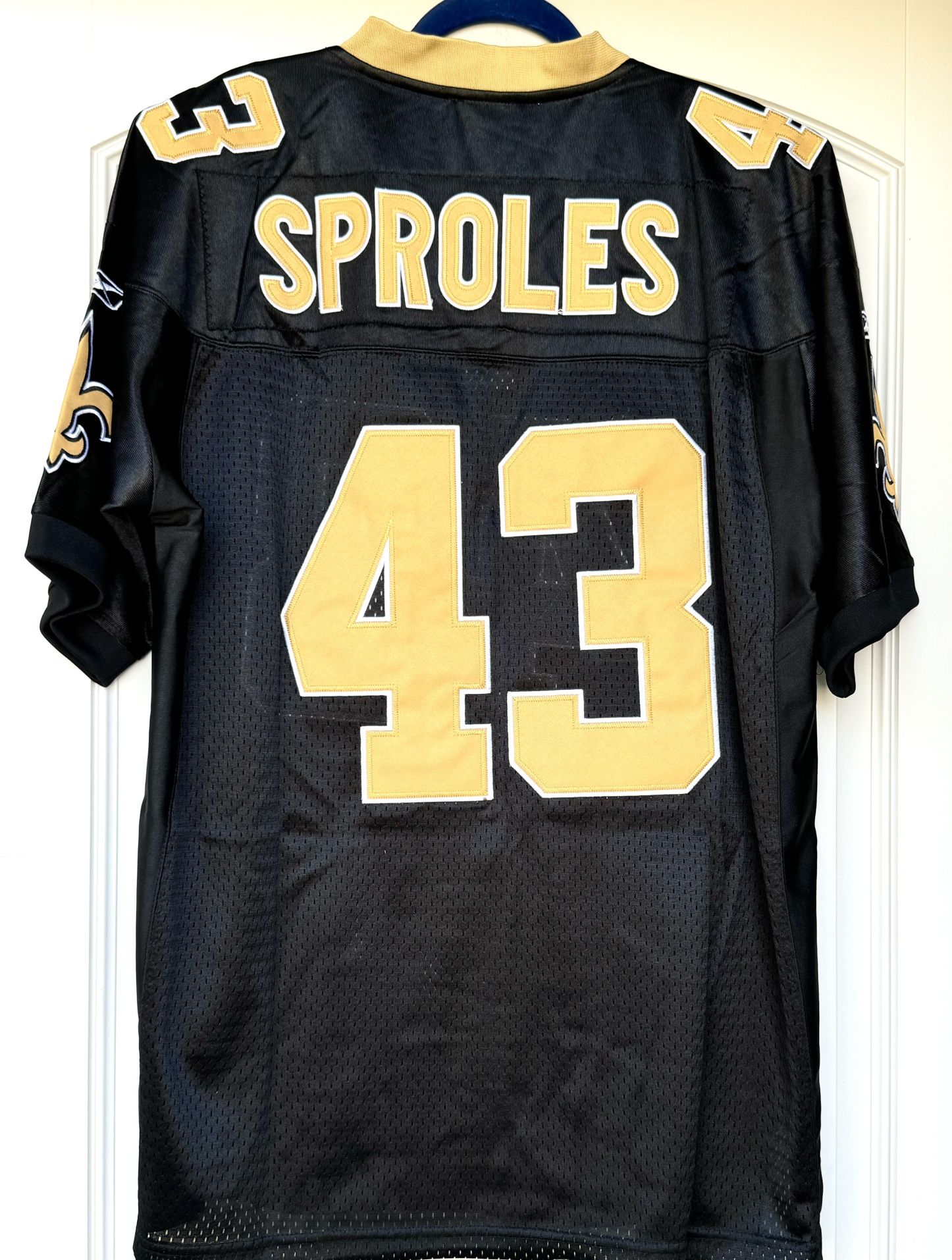 XL/2X - SAINTS #43 SPROLES REEB0K JERSEY