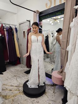 $99 Simple Wedding Dreses, Perfect For Elopement , Reception Look Etc, Bridal Shop Located In Buckley 