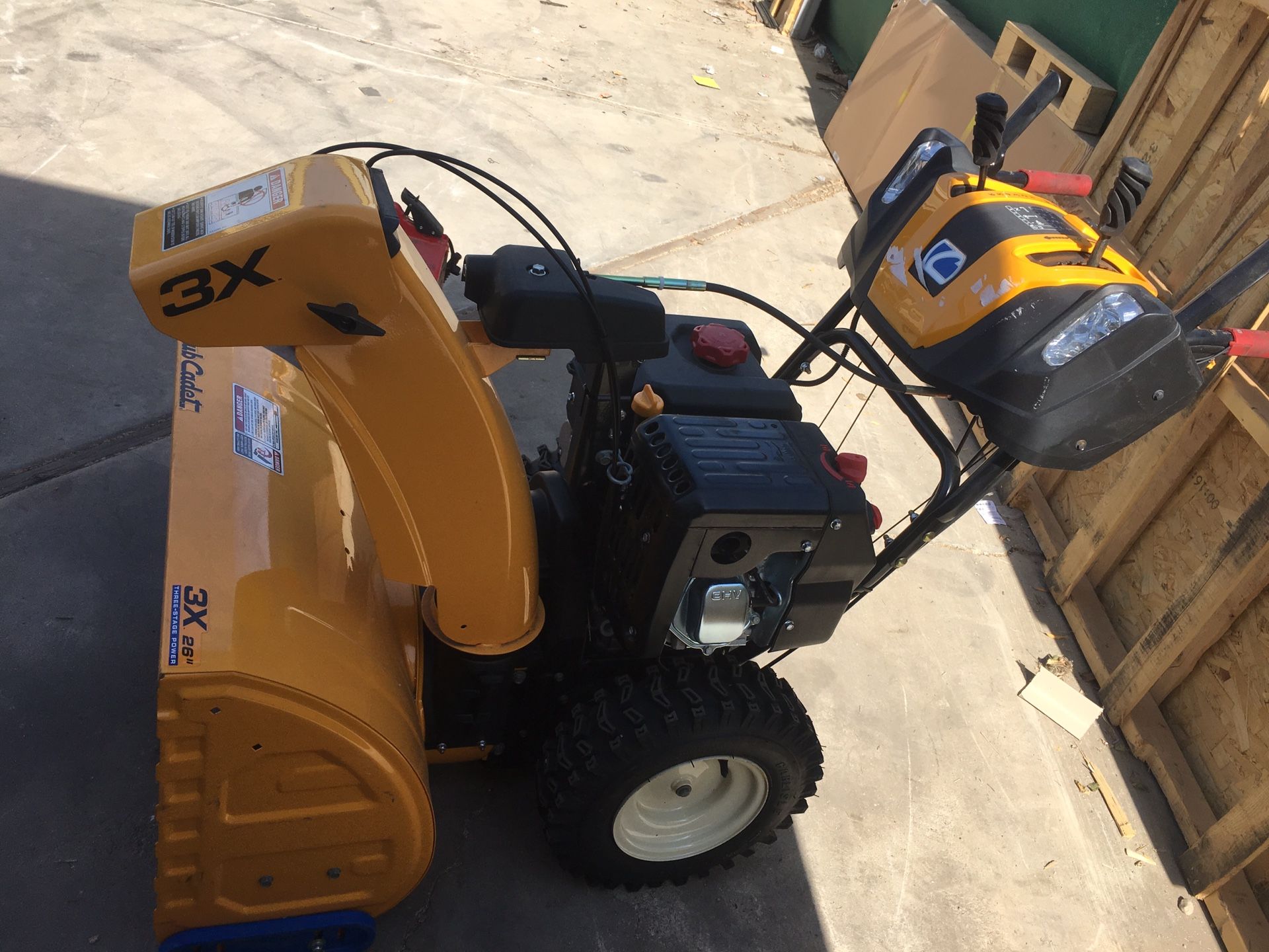 Cub Cadet 3X 26 in. 357 cc ThreeStage Gas Snow Blower with Electric