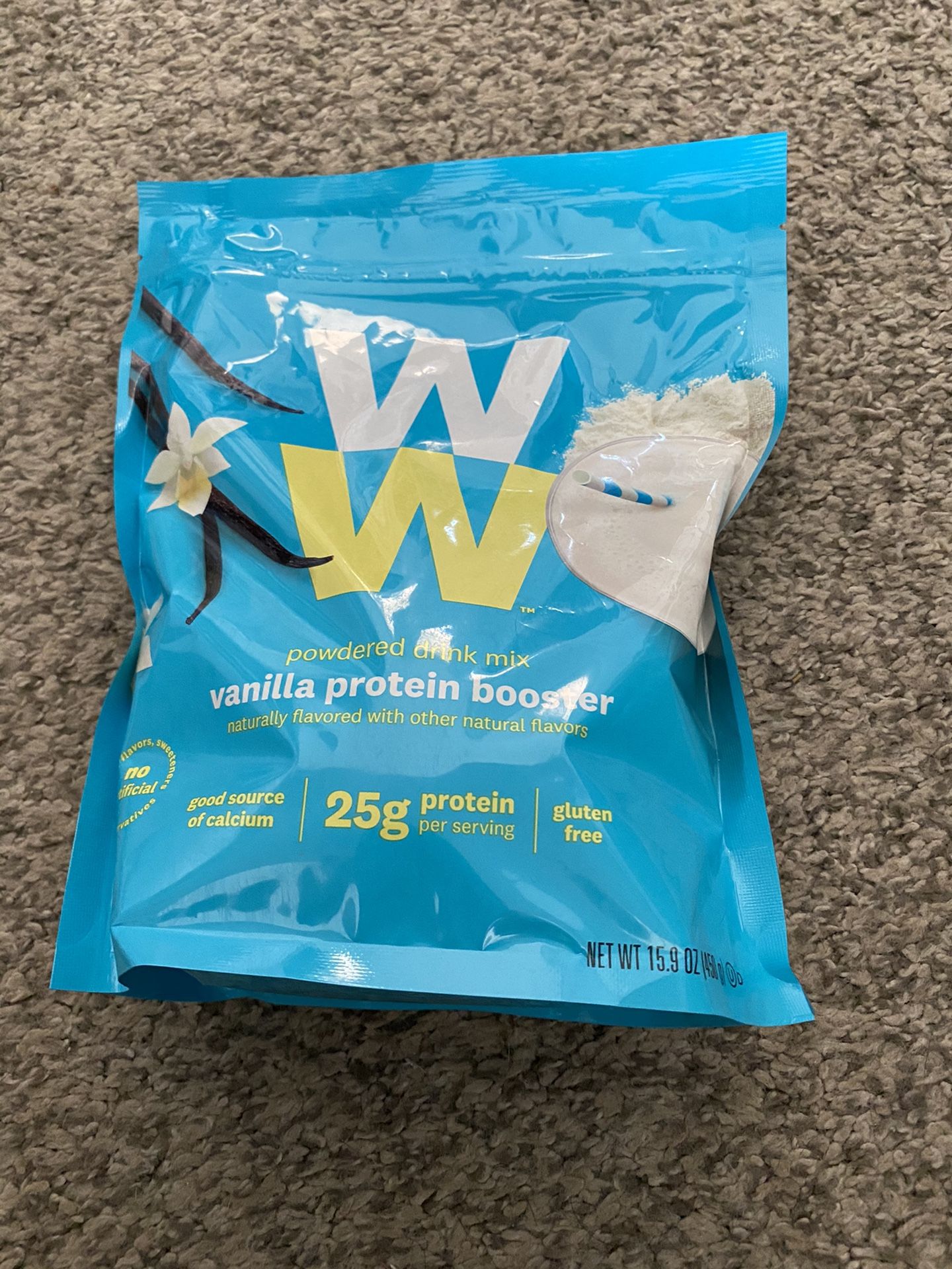 WW Vanilla protein booster 25G protein expiration 7/2021