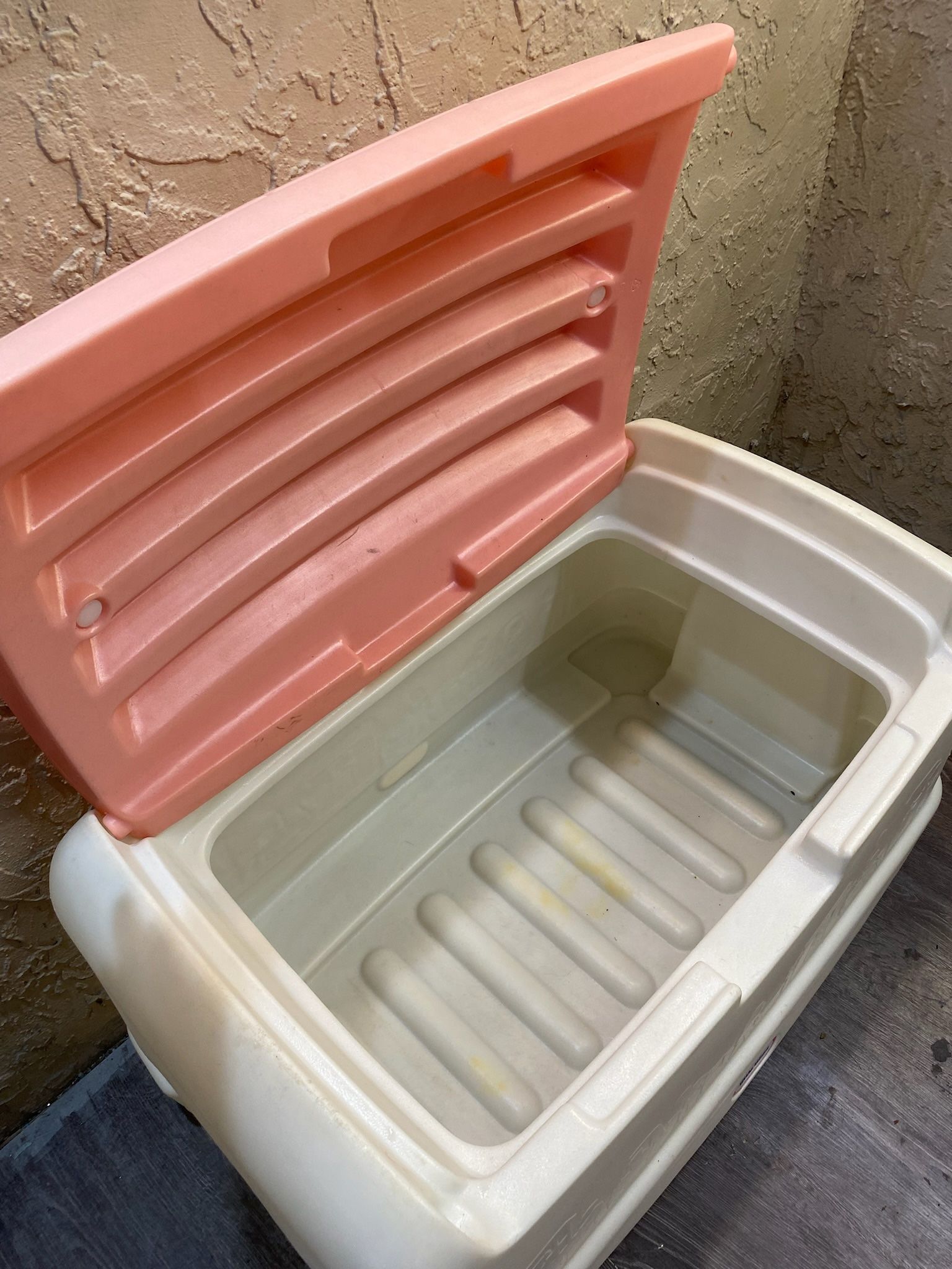Vintage Pink and White Little Tikes Giant Toy Chest Toy Box-Delivery for a Fee - See My Items