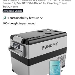 EUHOMY 12 Volt Refrigerator, 48QT(45L) Electric Cooler