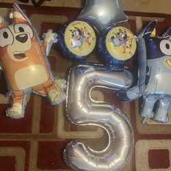 Bluey/Bingo/5 Balloons