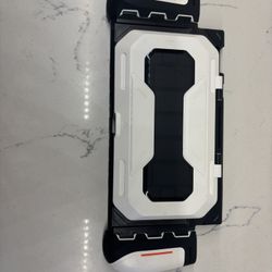 Mumbai Shock-Resistant Grip Case for Nintendo Switch (Original Model) – Black/White 