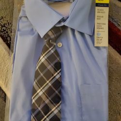 Boys Dress Shirt With Tie