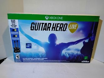 Guitar Hero Live Dual Pack 2 Guitars New Condition W/ 2 Dongles For Xbox 1 One No Game 