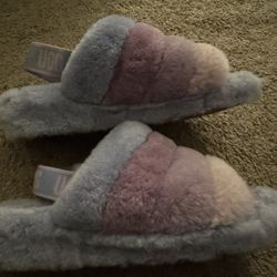 UGGS FLUFF SLIDES 