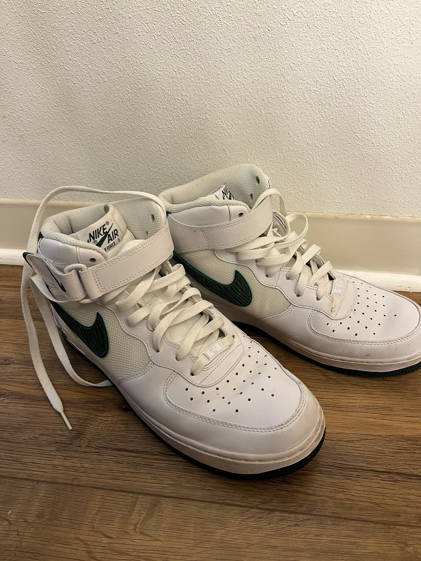 Nike Air Force High top AF '82 Dark Green Swoosh
