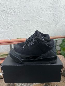 Size 1y - Nike Air Jordan 3 III Black Cat 2025 PS DM0966-001 Preschool Kids