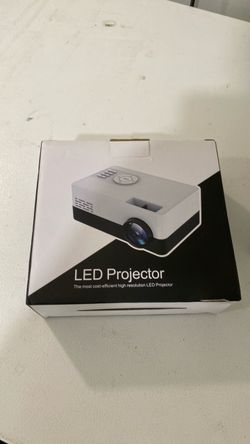 Portable mini projector led comes with remote