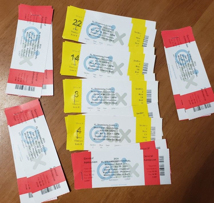 Strawberry 🍓 Festival Tickets
