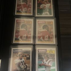 11 Vintage Football Sports Cards 