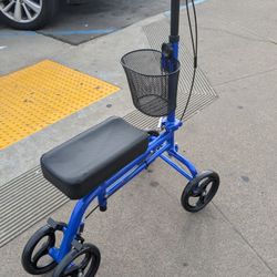 Knee Scooter Mobility Walker – Adjustable – Smooth Rolling – Great Condition