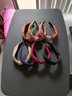 Set Of Mix Assorted Headbands And Free Hanging Organizer 