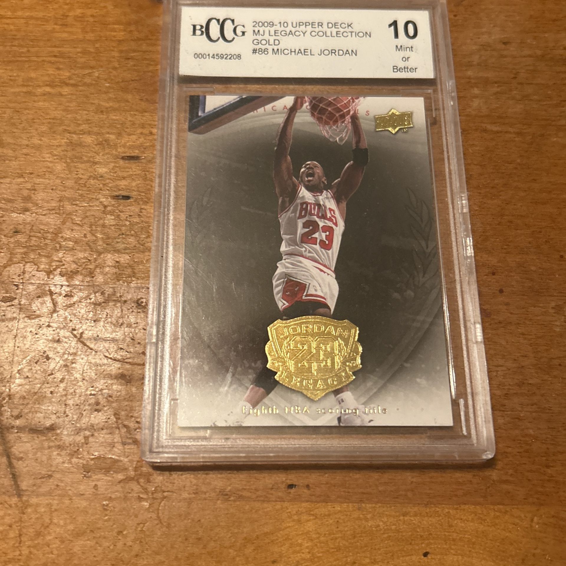 2009-10 Michael Jordan BCCG 10 Upper Deck Card