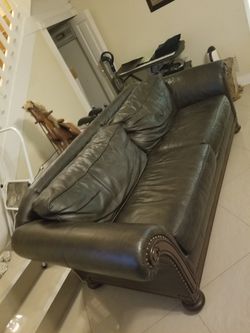 Real Leather Couch Great condition