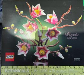 New LEGO Magnolia Branches Flowers Building Set