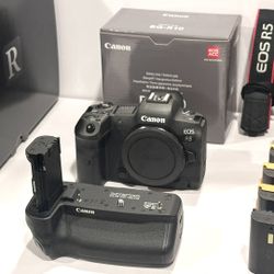 Canon EOS R5 45.0MP Mirrorless Camera Body – Excellent Condition – Grip+Battery