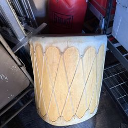 Antique Leather Drum