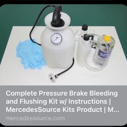 Pressure Brake Bleeding And Flushing Kit Mercedes 1(contact info removed)