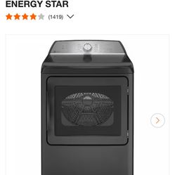 Profile 7.4 cu. ft. Smart Electric Dryer in Diamond Gray with Sanitize Cycle and Sensor Dry, ENERGY STAR