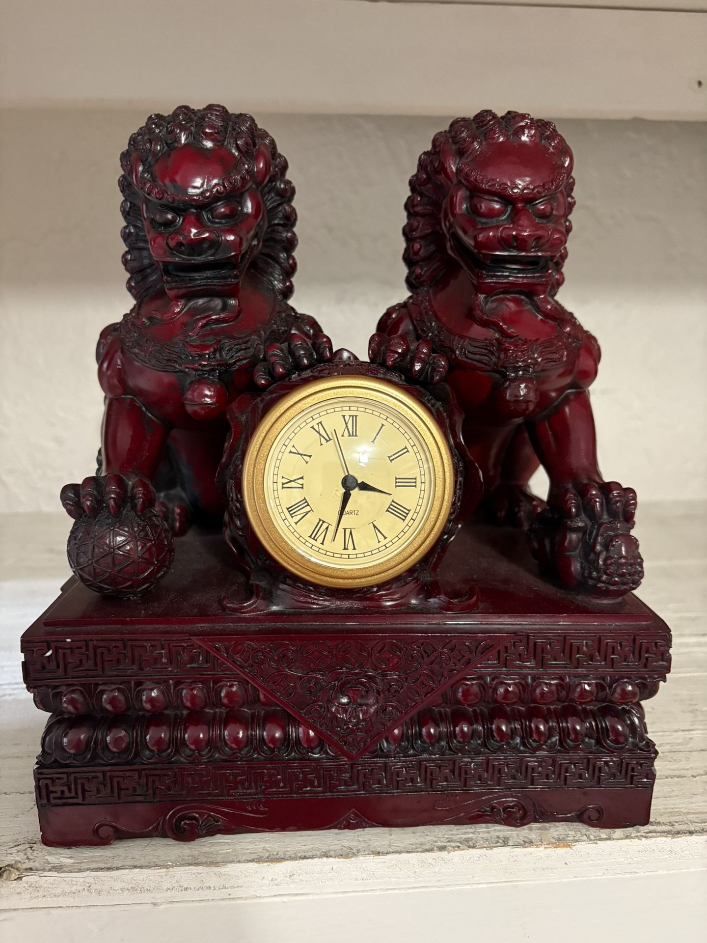 Red Lion Wood Clock