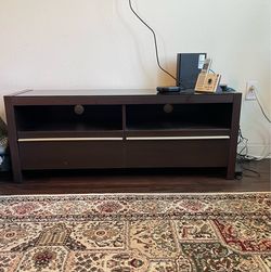 Dark Espresso TV Console / Media Stand with Storage Drawers