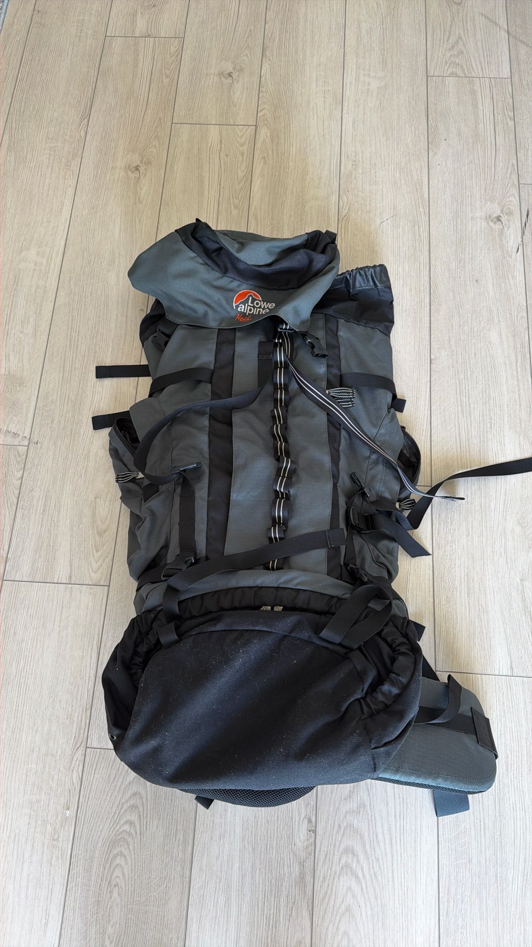 Backpack For Hiking With Sleeping Bag and Camping Equipment