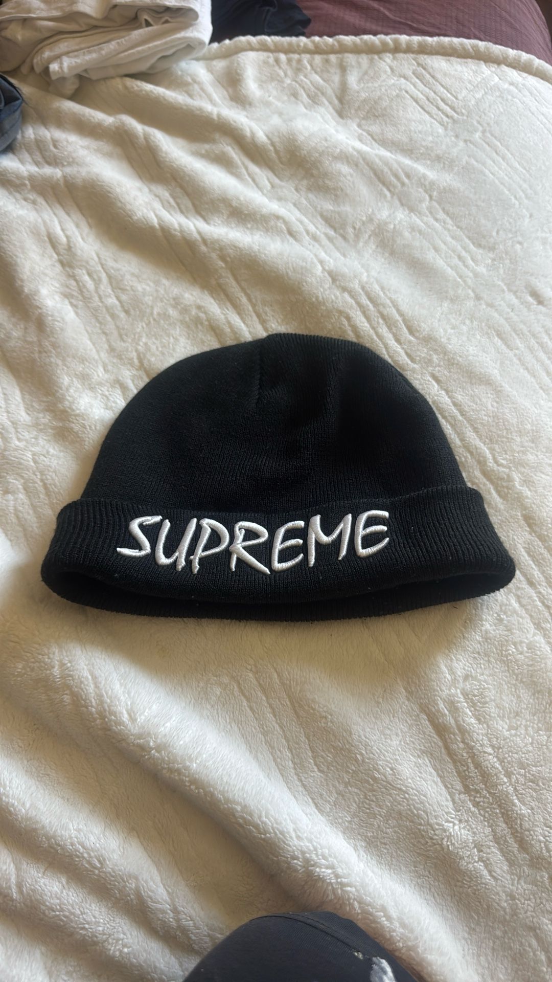 Supreme FTP Beanie Black 
