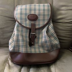 Authentic Vintage Burberry Mini Backpack