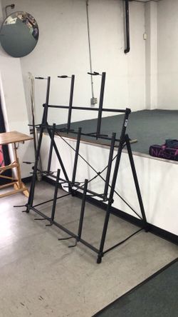 Mirage Multi Guitar Display Stand Holds 9 Acoustic Or Electric Guitars 💵  💳  💵  Cash and Card Accepted Guitar not included