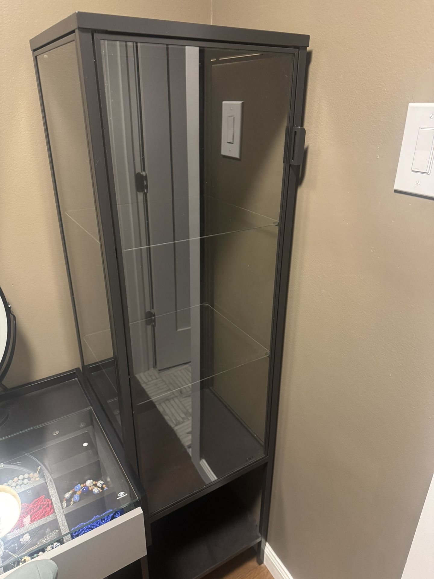 Glass Display Cabinet $90